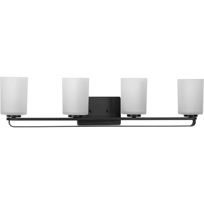 Myhouse Lighting Progress Lighting - P300344-31M - Four Light Bath Bracket - League - Matte Black