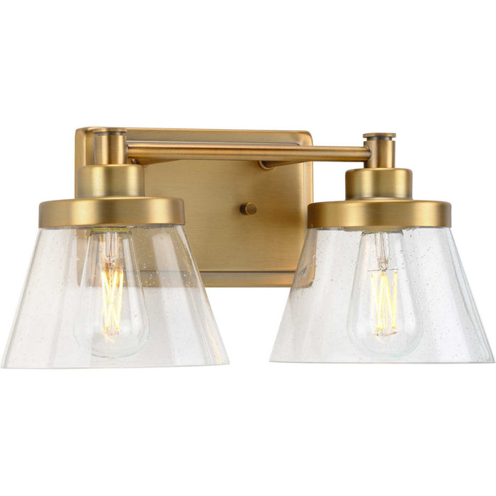 Myhouse Lighting Progress Lighting - P300349-163 - Two Light Bath Bracket - Hinton - Vintage Brass