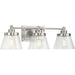 Myhouse Lighting Progress Lighting - P300350-009 - Three Light Bath Bracket - Hinton - Brushed Nickel