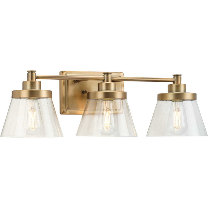 Myhouse Lighting Progress Lighting - P300350-163 - Three Light Bath Bracket - Hinton - Vintage Brass