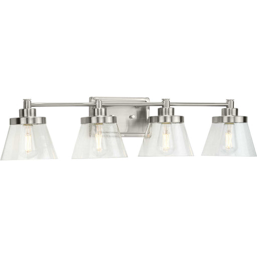 Myhouse Lighting Progress Lighting - P300351-009 - Four Light Bath Bracket - Hinton - Brushed Nickel