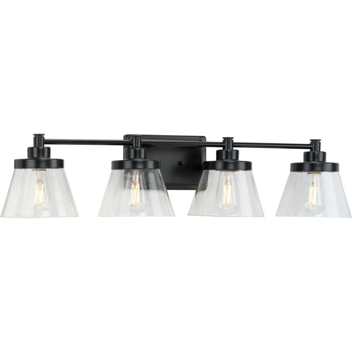 Myhouse Lighting Progress Lighting - P300351-31M - Four Light Bath Bracket - Hinton - Matte Black