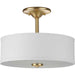 Myhouse Lighting Progress Lighting - P350129-012 - Two Light Semi-Flush Mount - Inspire - Satin Brass