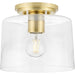 Myhouse Lighting Progress Lighting - P350213-012 - One Light Flush Mount - Adley - Satin Brass