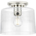 Myhouse Lighting Progress Lighting - P350213-104 - One Light Flush Mount - Adley - Polished Nickel