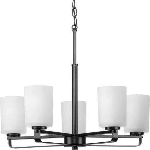 Myhouse Lighting Progress Lighting - P400286-31M - Five Light Chandelier - League - Matte Black