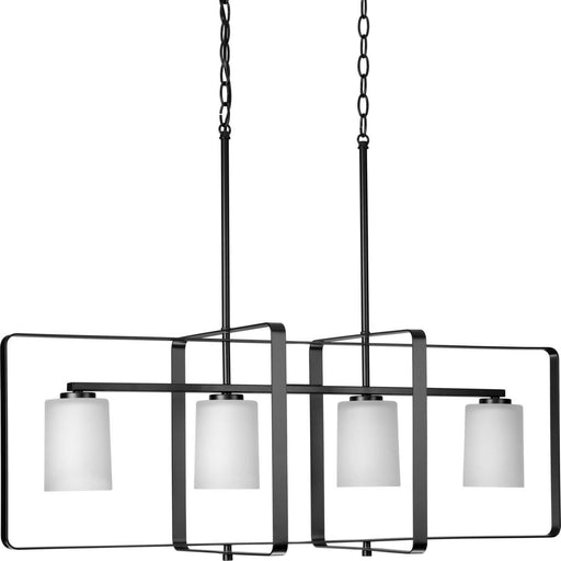 Myhouse Lighting Progress Lighting - P400287-31M - Four Light Island Pendant - League - Matte Black