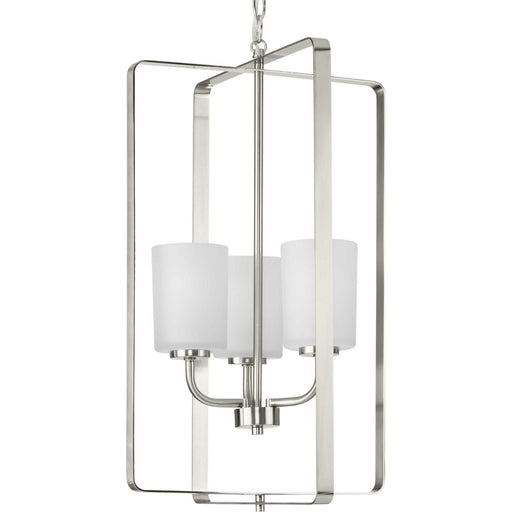 Myhouse Lighting Progress Lighting - P500342-009 - Three Light Foyer Pendant - League - Brushed Nickel