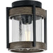 Myhouse Lighting Progress Lighting - P550109-31M - One Light Outdoor Flushmount - Whitmire - Matte Black