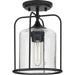 Myhouse Lighting Progress Lighting - P550110-031 - One Light Outdoor Flushmount - Watch Hill - Black