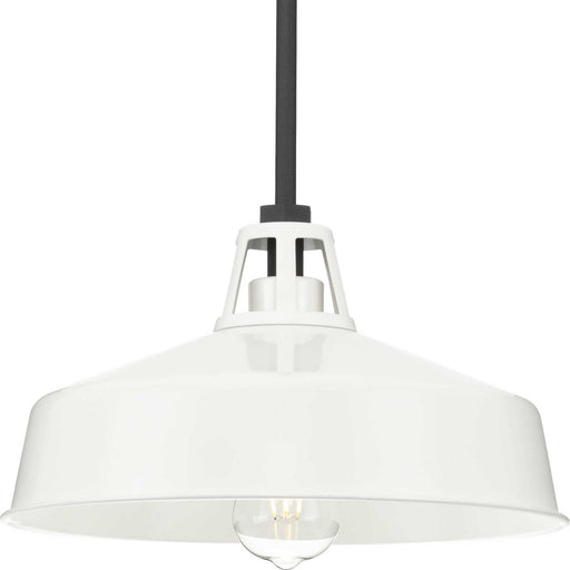 Myhouse Lighting Progress Lighting - P550116-030 - One Light Outdoor Pendant - Cedar Springs - White