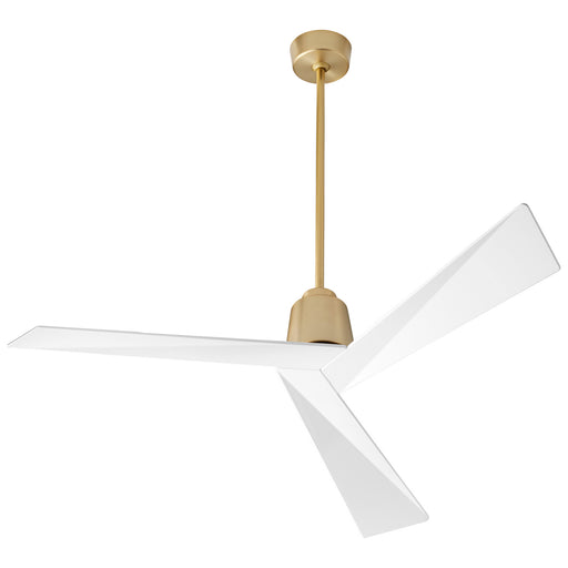 Myhouse Lighting Oxygen - 3-113-640 - 54"Ceiling Fan - Dynamo - Aged Brass W/ White Blades