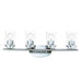 Myhouse Lighting Maxim - 10214CLPC - Four Light Bath Vanity - Corona - Polished Chrome