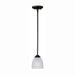 Myhouse Lighting Maxim - 92061FTBK - One Light Mini Pendant - Stefan - Black