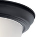 Myhouse Lighting Kichler - 8111BK - Two Light Flush Mount - No Family - Black