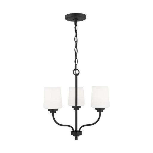 Myhouse Lighting Generation Lighting - 3102803-112 - Three Light Chandelier - Windom - Midnight Black