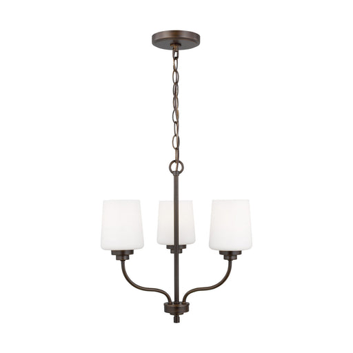 Myhouse Lighting Generation Lighting - 3102803-710 - Three Light Chandelier - Windom - Bronze