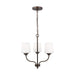 Myhouse Lighting Generation Lighting - 3102803-710 - Three Light Chandelier - Windom - Bronze