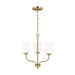 Myhouse Lighting Generation Lighting - 3102803-848 - Three Light Chandelier - Windom - Satin Brass