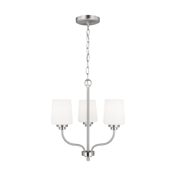 Myhouse Lighting Generation Lighting - 3102803-962 - Three Light Chandelier - Windom - Brushed Nickel