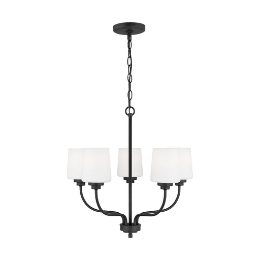 Myhouse Lighting Generation Lighting - 3102805-112 - Five Light Chandelier - Windom - Midnight Black