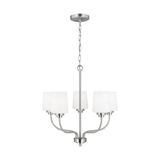 Myhouse Lighting Generation Lighting - 3102805-962 - Five Light Chandelier - Windom - Brushed Nickel