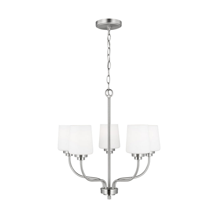 Myhouse Lighting Generation Lighting - 3102805-962 - Five Light Chandelier - Windom - Brushed Nickel