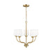 Myhouse Lighting Generation Lighting - 3102805EN3-848 - Five Light Chandelier - Windom - Satin Brass