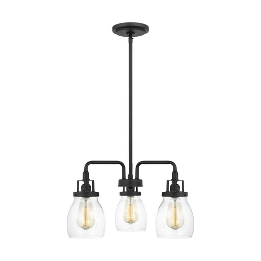 Myhouse Lighting Generation Lighting - 3114503-112 - Three Light Chandelier - Belton - Midnight Black