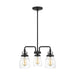 Myhouse Lighting Generation Lighting - 3114503-112 - Three Light Chandelier - Belton - Midnight Black