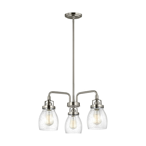 Myhouse Lighting Generation Lighting - 3114503EN7-962 - Three Light Chandelier - Belton - Brushed Nickel