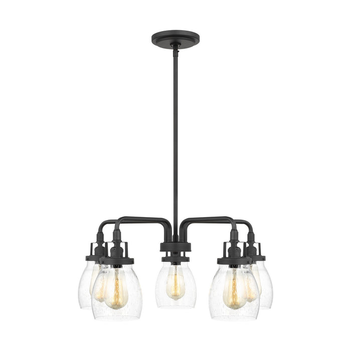 Myhouse Lighting Generation Lighting - 3114505-112 - Five Light Chandelier - Belton - Midnight Black