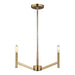 Myhouse Lighting Visual Comfort Studio - 3124303-848 - Three Light Chandelier - Vector - Satin Brass