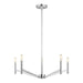 Myhouse Lighting Visual Comfort Studio - 3124305-05 - Five Light Chandelier - Vector - Chrome