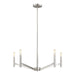 Myhouse Lighting Visual Comfort Studio - 3124305-962 - Five Light Chandelier - Vector - Brushed Nickel