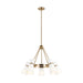 Myhouse Lighting Visual Comfort Studio - 3190505-848 - Five Light Chandelier - Clark - Satin Brass