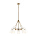 Myhouse Lighting Visual Comfort Studio - 3190505EN3-848 - Five Light Chandelier - Clark - Satin Brass