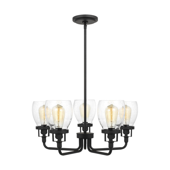 Myhouse Lighting Generation Lighting - 3214505-112 - Five Light Chandelier - Belton - Midnight Black