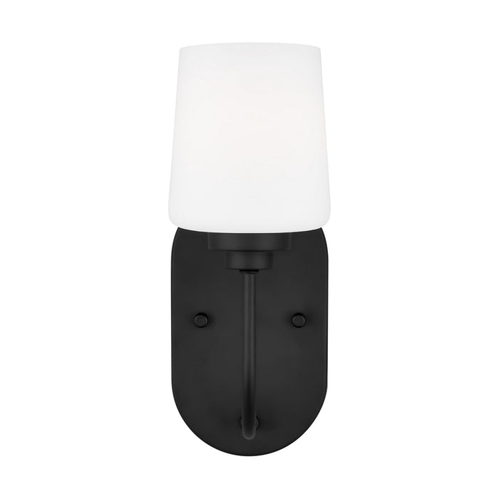 Myhouse Lighting Generation Lighting - 4102801-112 - One Light Wall / Bath Sconce - Windom - Midnight Black