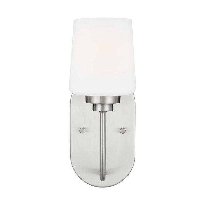 Myhouse Lighting Generation Lighting - 4102801-962 - One Light Wall / Bath Sconce - Windom - Brushed Nickel