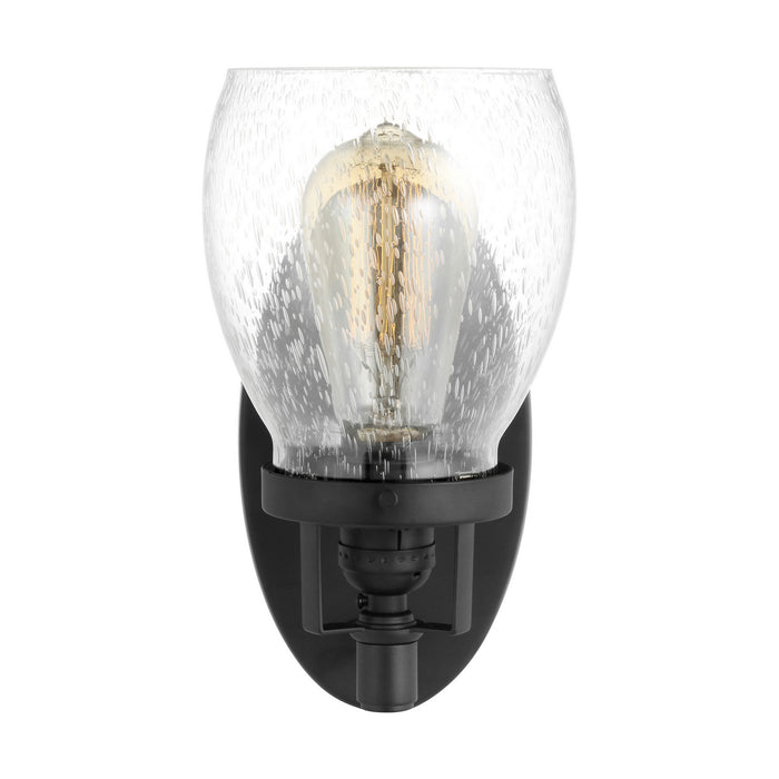 Myhouse Lighting Generation Lighting - 4114501-112 - One Light Wall / Bath Sconce - Belton - Midnight Black