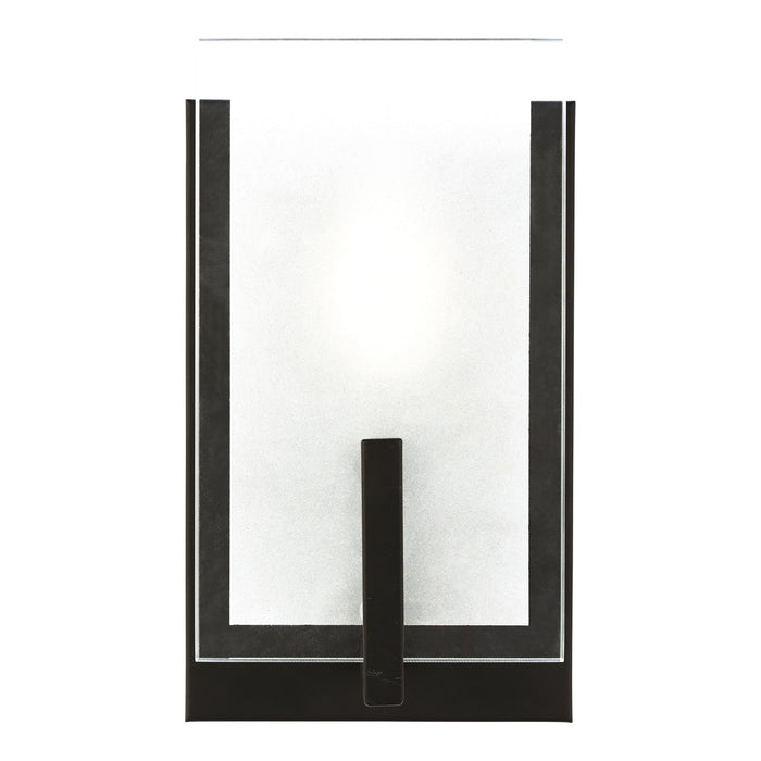 Myhouse Lighting Visual Comfort Studio - 4130801-112 - One Light Wall / Bath Sconce - Syll - Midnight Black