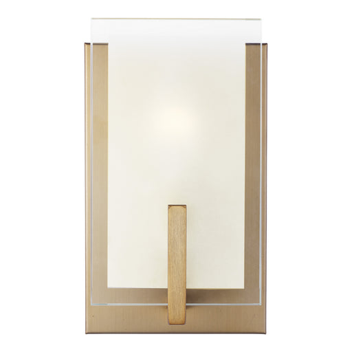 Myhouse Lighting Visual Comfort Studio - 4130801-848 - One Light Wall / Bath Sconce - Syll - Satin Brass