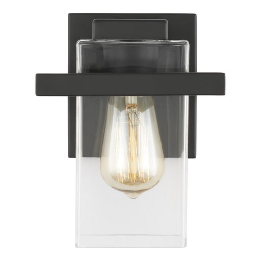 Myhouse Lighting Generation Lighting - 4141501-112 - One Light Wall / Bath Sconce - Mitte - Midnight Black