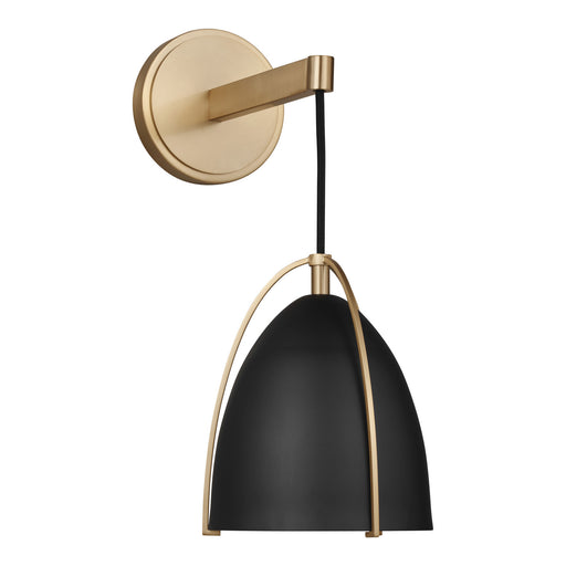 Myhouse Lighting Visual Comfort Studio - 4151701-848 - One Light Wall / Bath Sconce - Norman - Satin Brass