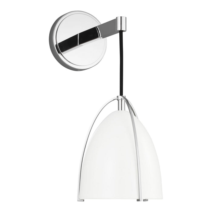 Myhouse Lighting Visual Comfort Studio - 4151801-05 - One Light Wall / Bath Sconce - Norman - Chrome