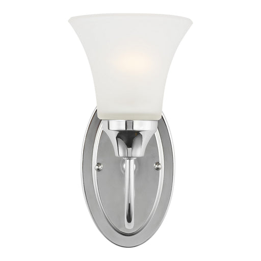 Myhouse Lighting Generation Lighting - 41806-05 - One Light Wall / Bath Sconce - Holman - Chrome