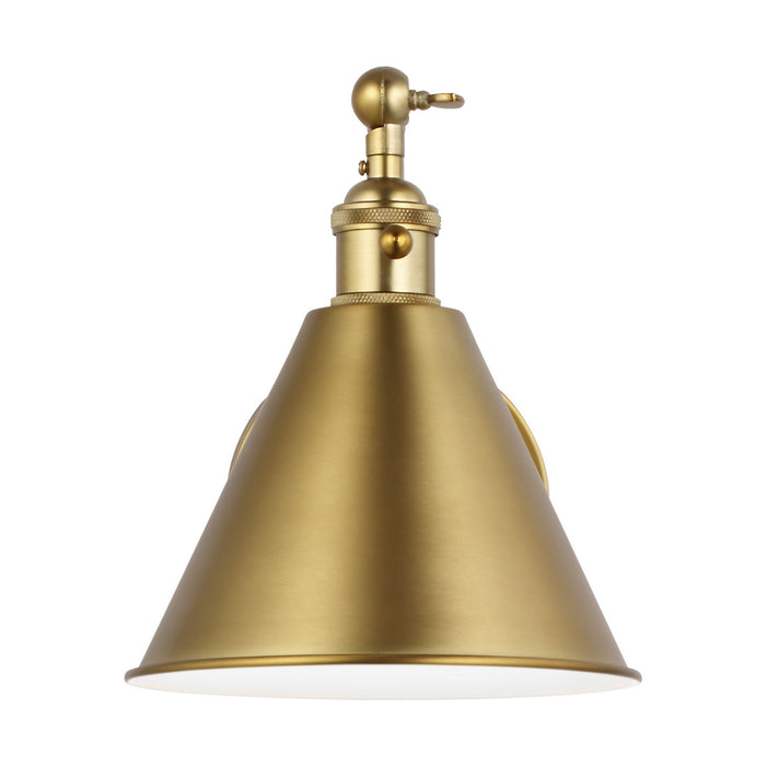 Myhouse Lighting Visual Comfort Studio - 4198101-848 - One Light Wall Sconce - Salem - Satin Brass