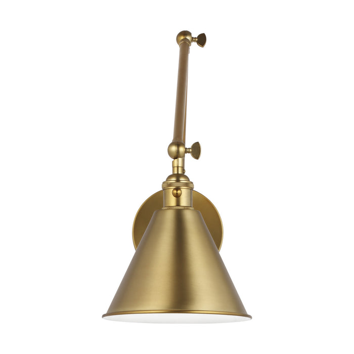 Myhouse Lighting Visual Comfort Studio - 4298101-848 - One Light Wall Sconce - Salem - Satin Brass