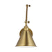 Myhouse Lighting Visual Comfort Studio - 4298101-848 - One Light Wall Sconce - Salem - Satin Brass